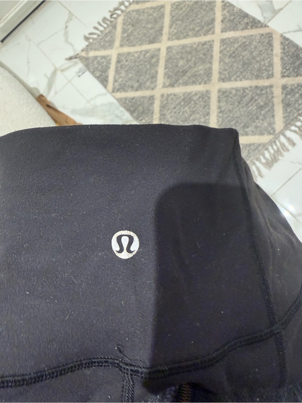 Black High-Waist Flared Leggings - Picture 5 of 9